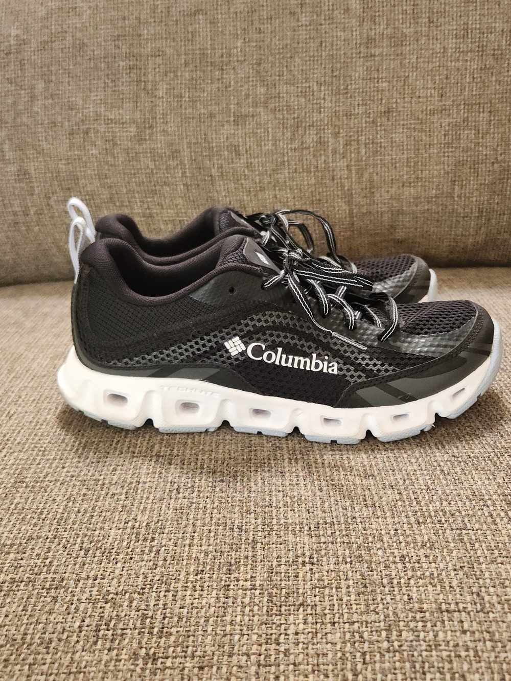 Columbia Drainemaker IV Black Athletic Water River Outdoor Mesh Sneakers 8